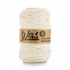 Cordons tressé coton 5 mm, 100 m,  couleur ecru 020