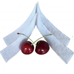 Bande adhésive auto-agrippante crochet et boucle Blanche 2x20 cm, largeur 20 mm