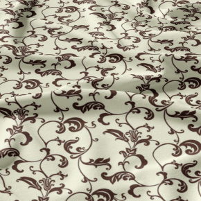 Tissu coton au métre imprimé Oriental biege   