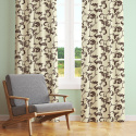 Tissu coton au métre imprimé Oriental biege   