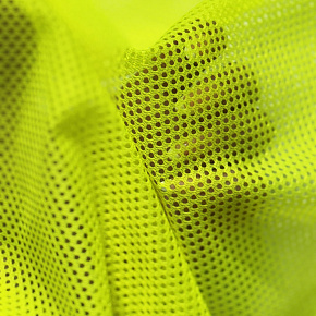 Tissu filet mesh jaune au mètre, maille fine 2 × 2 mm, 60 g/m², largeur 150 cm Tissu filet mesh jaune au mètre, maille fine 2 × 2 mm, 60 g/m², largeur 150 cm