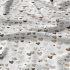 Tissu coton au métre couleur blanche coeurs maron 485