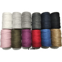 Ficelle de coton couleur violet 40 m