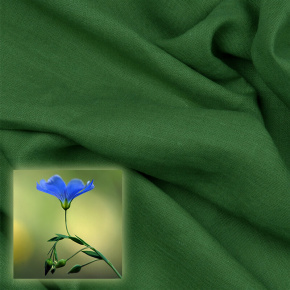 Tissus en lin Oskar, 265 g/m², largeur 150 cm, verte