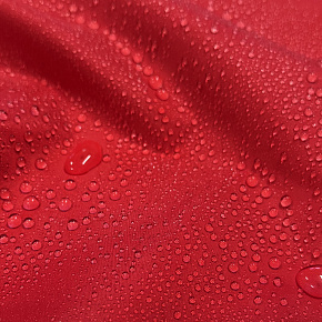 Tissu déperlant imperméable pour veste, 60 g/m², 150 cm, coloris rouge