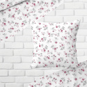 Linge de lit en flanelle avec fermeture, couleur Blanche, 140x200 cm