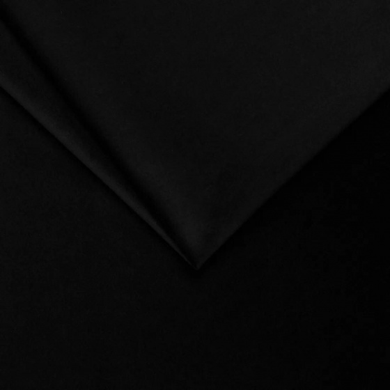 Tissu d'ameublement velours Tiffany est super doux et lisse, Pet Proof, Black