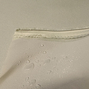 Tissu extérieur Imperméable PVC Codura 600D, 360 g/m², 150 cm, Beige 