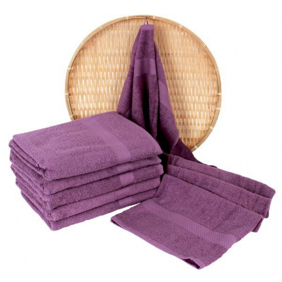 Serviette de bain 70x140 cm, couleur violet