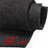 Feutrine technique 15 mm, 2500 g/m², largeur 100 cm, noir