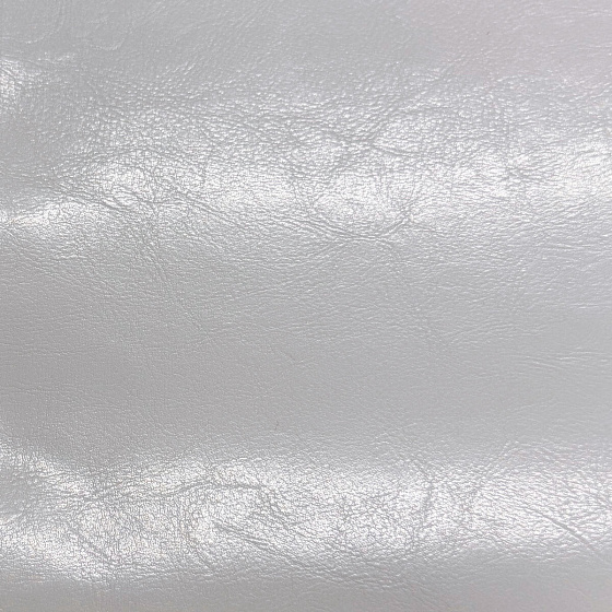 Le cuir écologique GLACE couleur Blanche