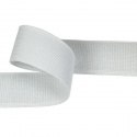 Auto-agrippant à coudre élastique crochet et boucle blanche 20 mm 25 m 
