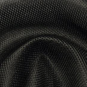 Tissu en maille 3D (spacer), 210 g/m², largeur 150 cm, Noir
