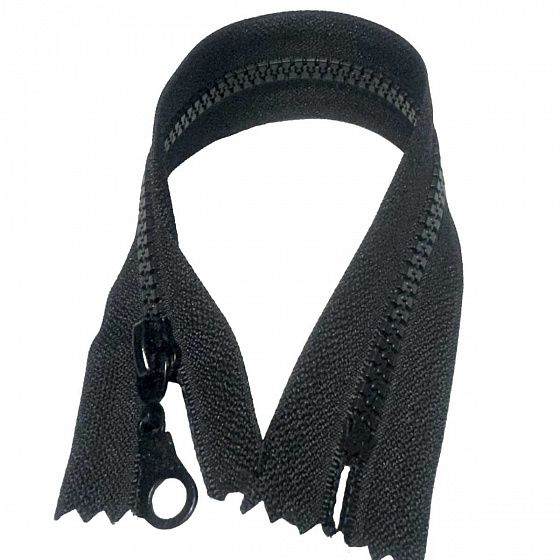 Fermeture éclair 5 mm 25 cm non séparable Noir