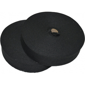 Bande ourlet polyester 30 mm  couleur noir