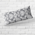 Linge de lit en coton avec fermeture, couleur Gris, 140x200 cm