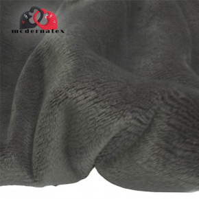 Tissu minky fausse fourrure, 320 g/m², largeur 160 cm, au métre graphite