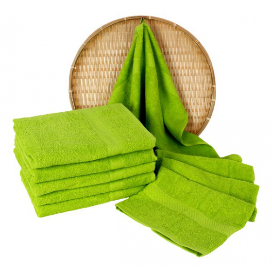 Serviette de bain 70x140 cm, couleur verte clair