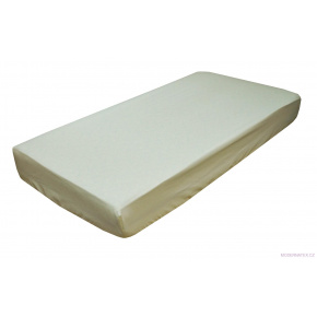 Drap de lit en coton à caoutchouc 120 x 60 cm ecru