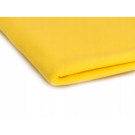 Tissus polaire, 200 g/m², pour loisirs créatifs jaune 25