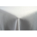 Nappe blanche déperlante Lin, résistante aux taches