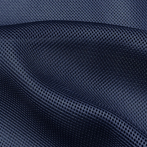 Tissu en maille 3D (spacer), 210 g/m², largeur 150 cm, Bleu marine Tissu en maille 3D (spacer), 210 g/m², largeur 150 cm, Bleu marine