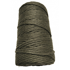 Ficelle de coton couleur khaki 40 m