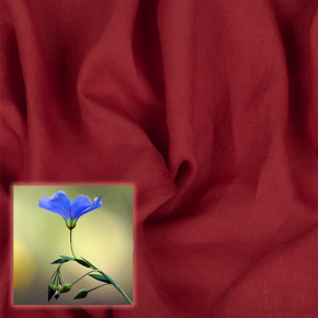 Tissus en lin Oskar, 265 g/m², largeur 150 cm, bordeaux 