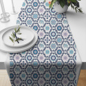 Tissu coton au métre imprimé Oriental bleu 2