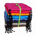 Coussin d'assise de jardin Oxford rose, 40 × 40 cm