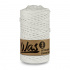Cordons tressé coton 3 mm, 100 m, couleur blanche