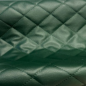 Le cuir écologique POINTU 5X5 cm couleur verte