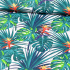 Tissu en coton au mètre, 125 g/m², largeur 160 cm, imprimé à jungle
