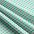 Tissu coton au métre couleur blanche carreaux lenthol