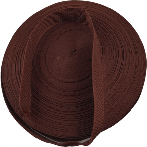 Ruban polypropylène renforcé pour sacs 30 mm couleur marron (50 m)