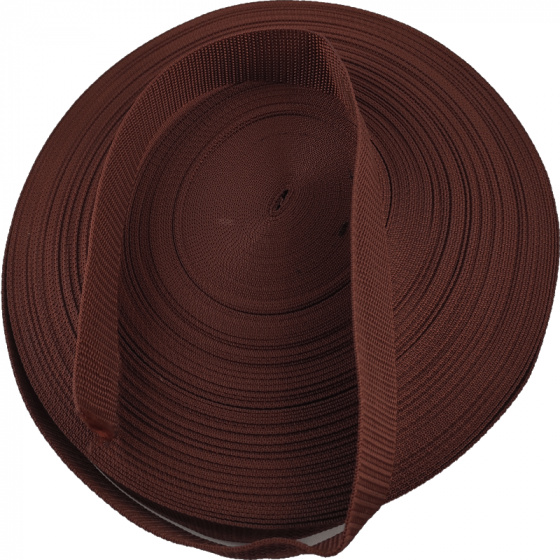 Polypropylénový popruh 30 mm  hnědý (balení 50 m)
