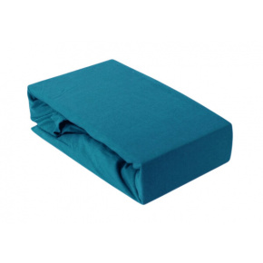 Drap Housse Jersey avec élastique, 180x200 cm Emeraude