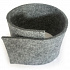 Feutrine technique 9 mm, 1200 g/m², largeur 160 cm, gris