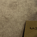 Tissu d'ameublement velours Salvador Brown, super doux et lisse, Pet proof