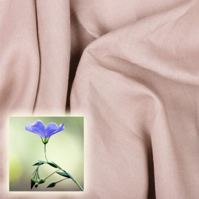 Tissus en lin Oskar, 265 g/m², largeur 150 cm, rose sale 