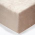 Drap microflanelle couleur beige 90x200