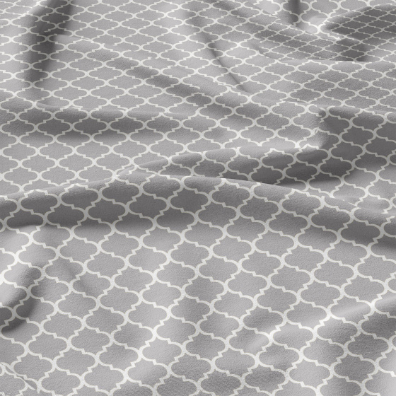 Tissu en coton uni au mètre, 125 g/m², largeur 160 cm, gris 