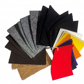 Échantillonneur du tissus, feutre technique 3-10 mm 500-1200 gr/m2