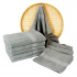 Serviette de bain 70x140 cm, couleur grise