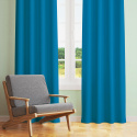 Tissu en coton uni au mètre, 125 g/m², largeur 160 cm, turquoise