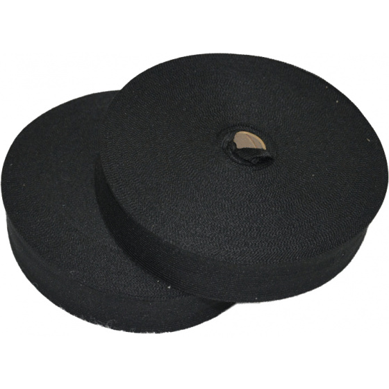 Lemovací proužek  PES 40 mm  barva černá
