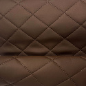 Le cuir écologique POINTU 5X5 cm couleur marron