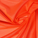 Polyester mesh for clothing Orange neo, 2x2mm eye