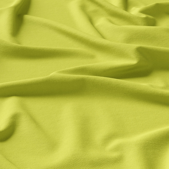 Tissu en coton uni au mètre, 125 g/m², largeur 160 cm, citron