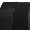 Pásek na suchý zip našívací Háček a Smyčka set, barva Černá 100 mm x 25 bm
